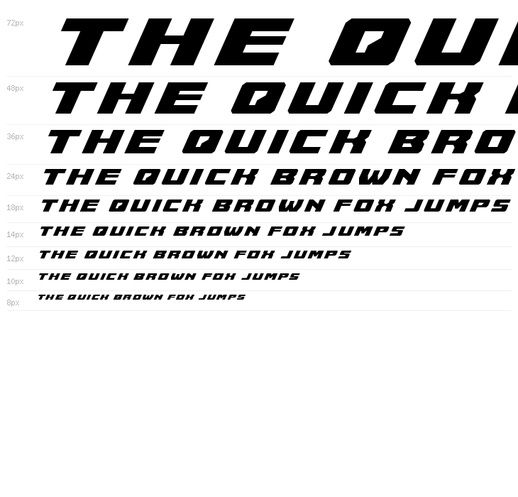 Cruiser Fortress Title Italic Waterfall