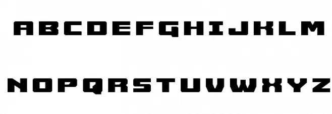 Cruiser Fortress Title Polices MAJUSCULES