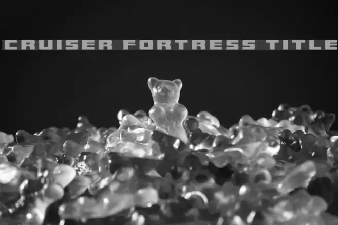 Cruiser Fortress Title Font examples