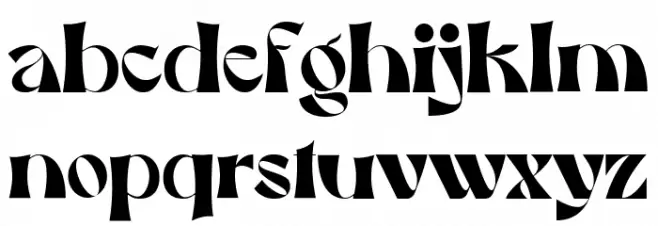 Cruiser 字体 小写