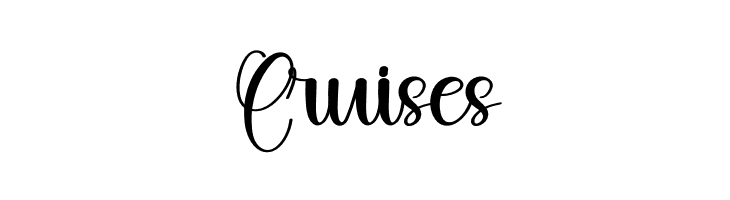 Cruises  免费字体下载