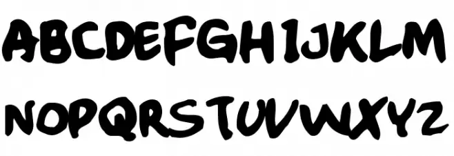 CrumbBlack Шрифта ВЕРХНИЙ
