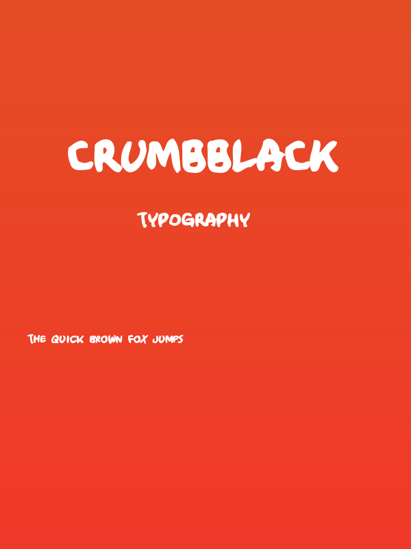 CrumbBlack Poster