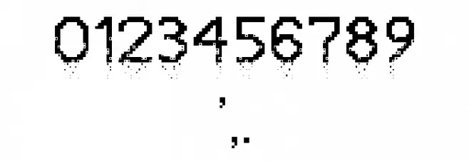Crumbled Pixels Regular Font OTHER CHARS