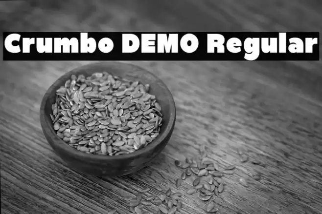 Crumbo DEMO Regular Font examples