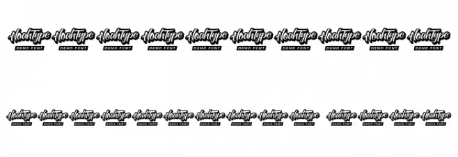 Crumpled Letter Demo Inline Font OTHER CHARS