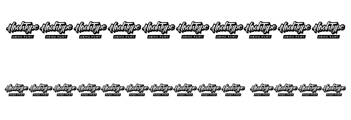 Crumpled Letter Demo Outline Font OTHER CHARS