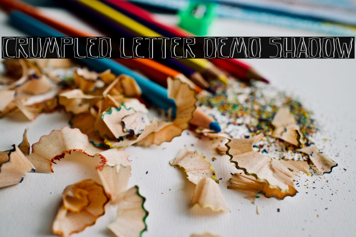 Crumpled Letter Demo Shadow Example 3