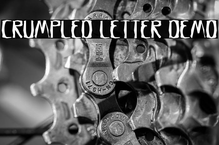 Crumpled Letter Demo Example 3