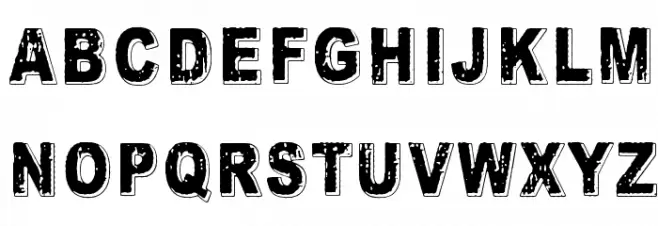 Crunch Bang Linx Schriftart Groß