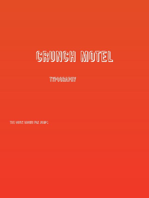 Crunch Motel Poster