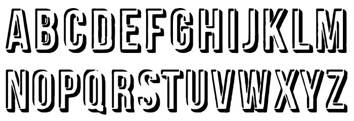 Crunch Motel Font LOWERCASE