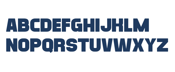 Crunch Regular Uppercase