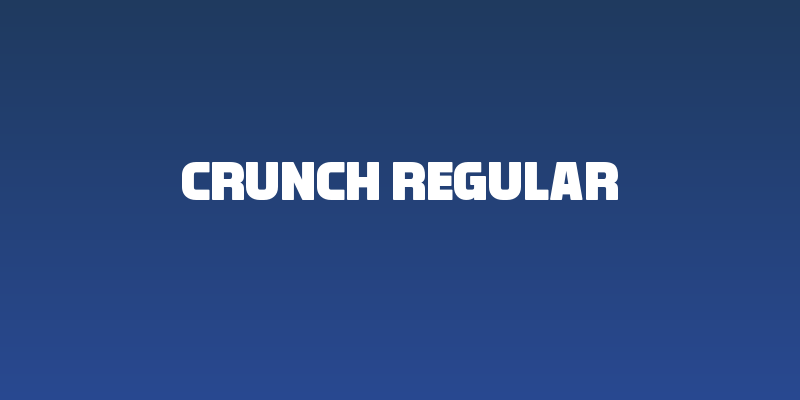 Crunch Regular Social Header