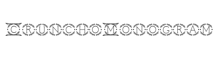 Cruncho Monogram  Frei Schriftart Herunterladen