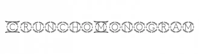 Cruncho Monogram  नि: शुल्क फ़ॉन्ट्स डाउनलोड
