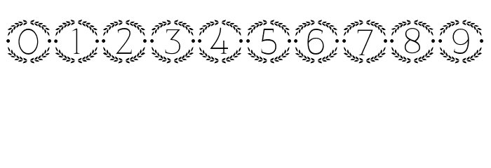 Cruncho Monogram Font OTHER CHARS