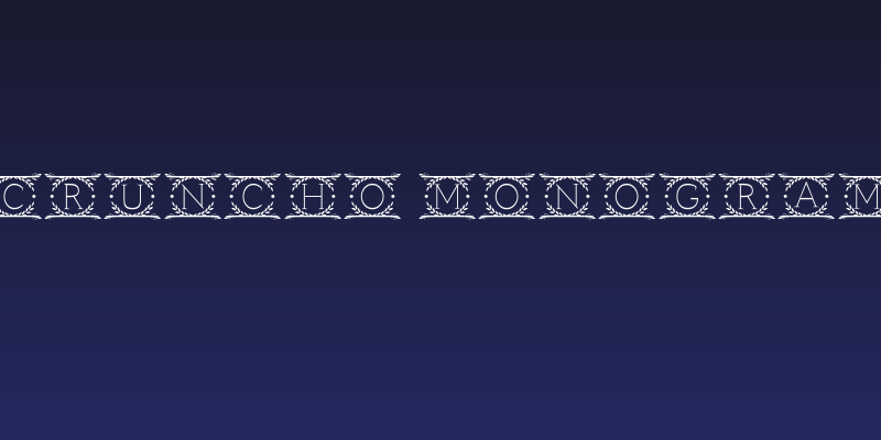 Cruncho Monogram Social Header