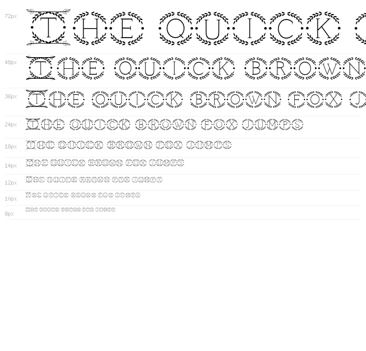 Cruncho Monogram Waterfall