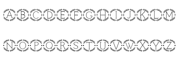 Cruncho Monogram Font LOWERCASE