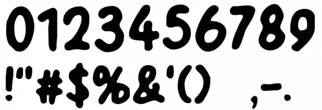 Crunchy Crab Font OTHER CHARS