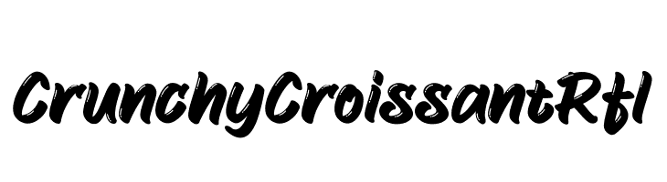 Crunchy Croissant Rfl  Descarca Fonturi Gratis