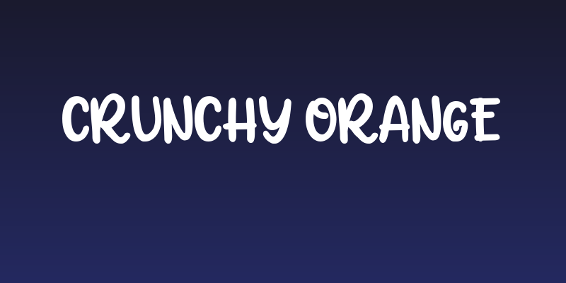 Crunchy Orange Social Header