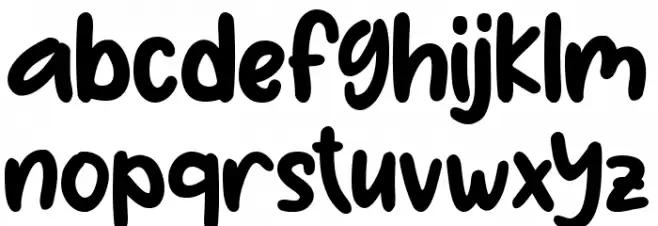 Crunchy Orange Шрифта строчной