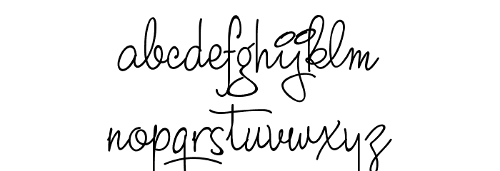 Crunchy PERSONAL USE ONLY Font LOWERCASE