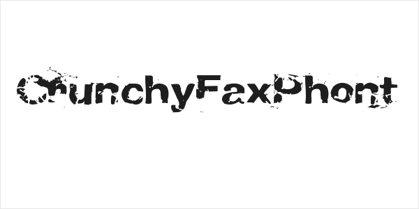 CrunchyFaxPhont Logo