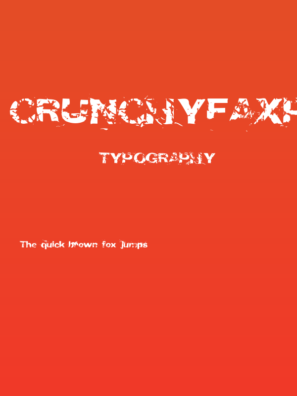 CrunchyFaxPhont Poster