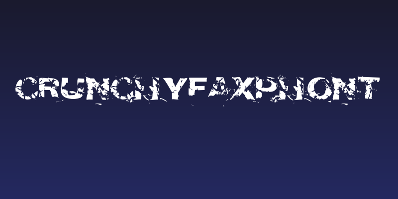 CrunchyFaxPhont Social Header