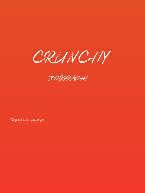 Crunchy Poster