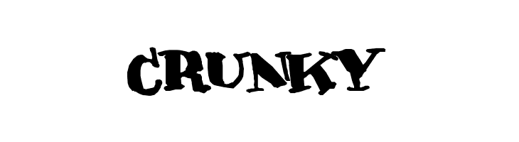 Crunky フォント