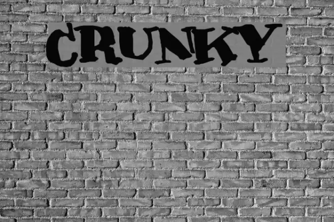 Crunky フォント examples