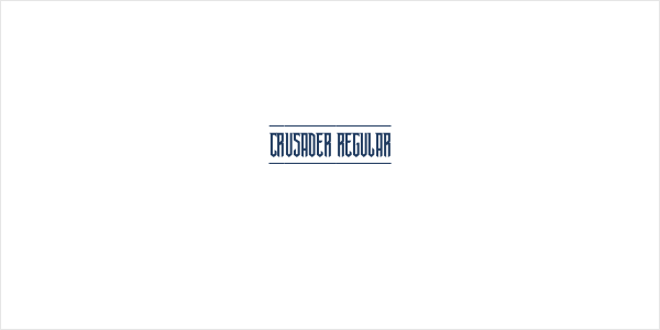 Crusader Regular Logo