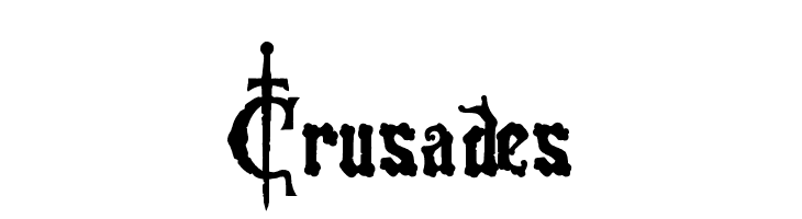 Crusades  フリーフォントのダウンロード