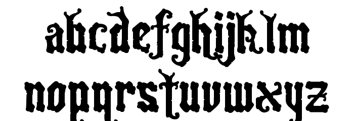 CrusadesAlternate Font LOWERCASE