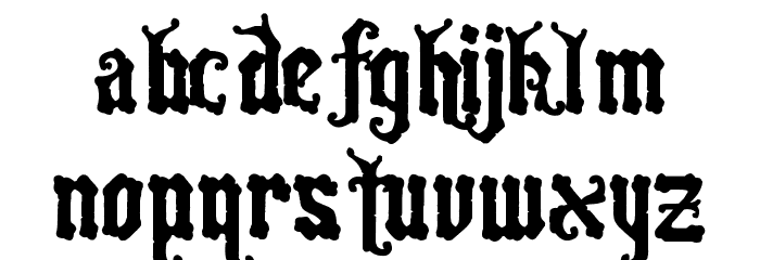 Crusades Font LOWERCASE