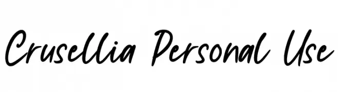 Crusellia Personal Use  لخطوط تنزيل