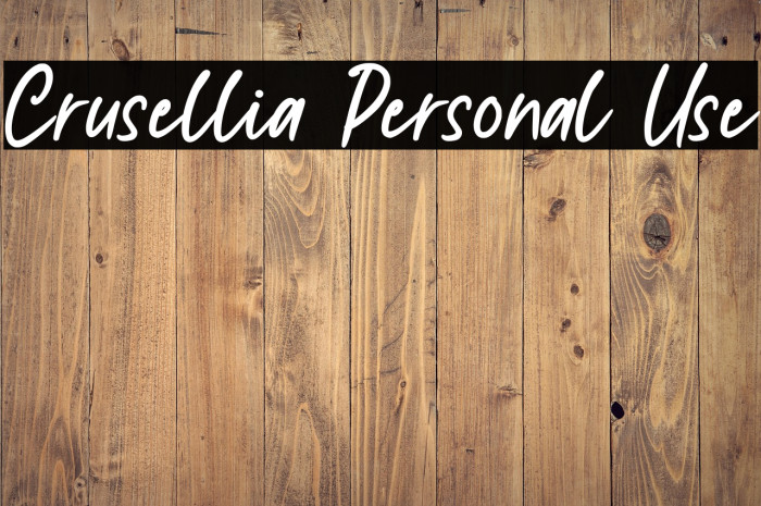 Crusellia Personal Use Example 2