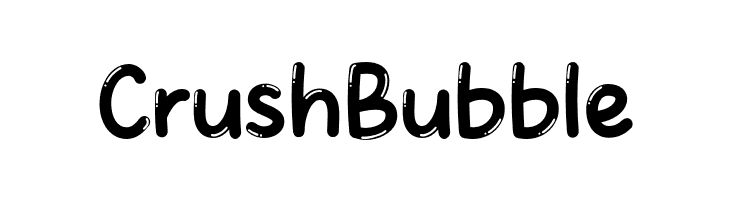 Crush Bubble  font caratteri gratis