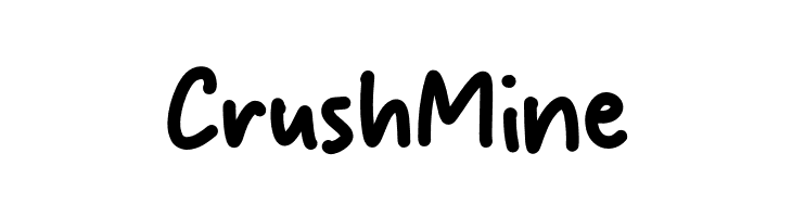 Crush Mine  font caratteri gratis