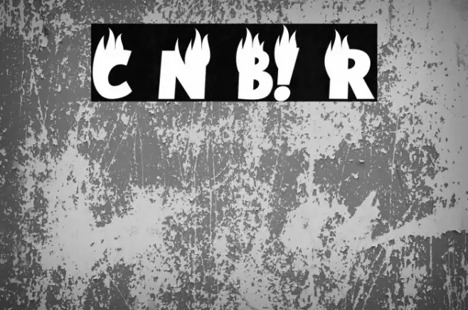 Crush N Burn! Regular Font examples