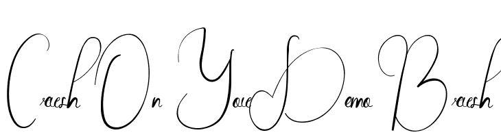 Crush On You Demo Brush  免费字体下载
