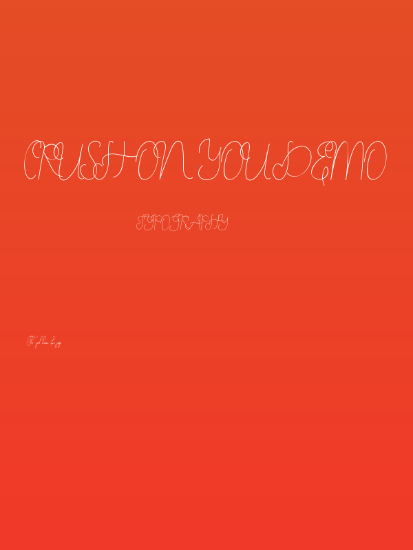 Crush On You Demo Poster