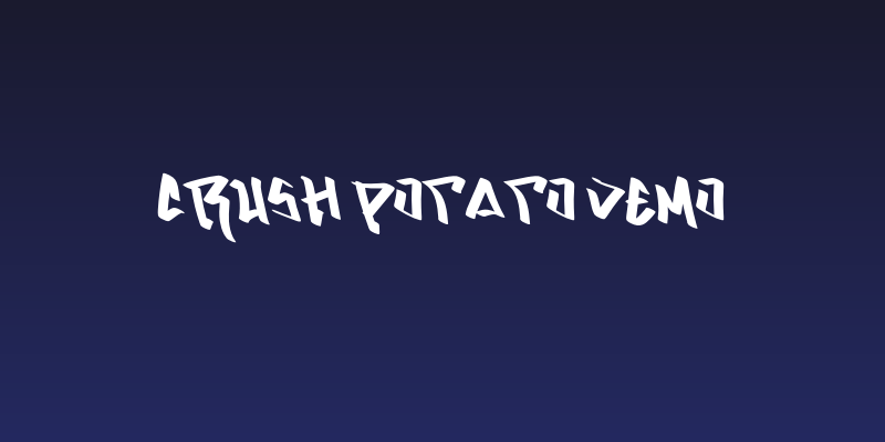 Crush Potato Demo Social Header