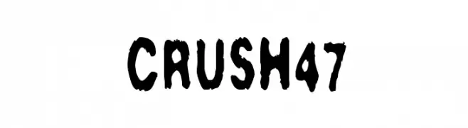 Crush47  Frei Schriftart Herunterladen