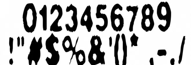 Crush47 Font OTHER CHARS