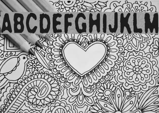 Crush47 Font examples